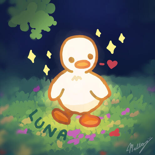 Profile picture for my friend Luna